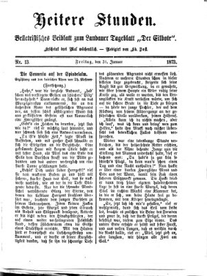 Heitere Stunden (Der Eilbote) Freitag 31. Januar 1873