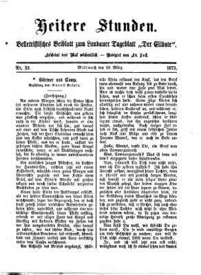 Heitere Stunden (Der Eilbote) Mittwoch 19. März 1873