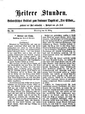 Heitere Stunden (Der Eilbote) Sonntag 30. März 1873