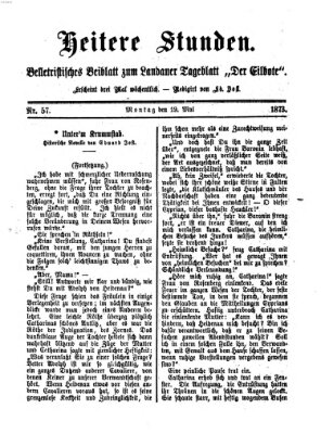 Heitere Stunden (Der Eilbote) Montag 19. Mai 1873