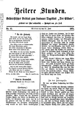 Heitere Stunden (Der Eilbote) Mittwoch 11. Juni 1873