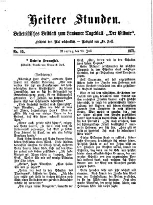 Heitere Stunden (Der Eilbote) Montag 28. Juli 1873