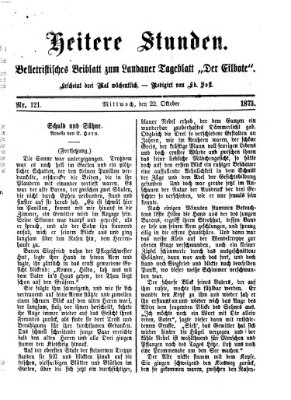 Heitere Stunden (Der Eilbote) Mittwoch 22. Oktober 1873