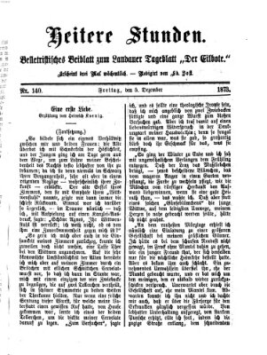 Heitere Stunden (Der Eilbote) Freitag 5. Dezember 1873