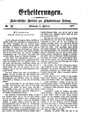 Erheiterungen (Aschaffenburger Zeitung) Mittwoch 8. Februar 1871