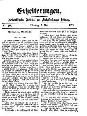 Erheiterungen (Aschaffenburger Zeitung) Dienstag 2. Mai 1871