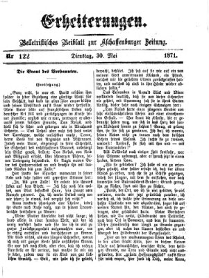 Erheiterungen (Aschaffenburger Zeitung) Dienstag 30. Mai 1871