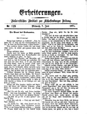 Erheiterungen (Aschaffenburger Zeitung) Mittwoch 7. Juni 1871