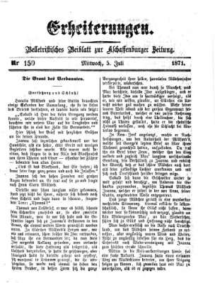 Erheiterungen (Aschaffenburger Zeitung) Mittwoch 5. Juli 1871