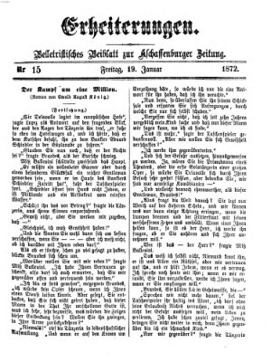 Erheiterungen (Aschaffenburger Zeitung) Freitag 19. Januar 1872