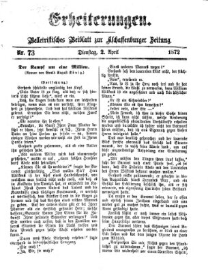 Erheiterungen (Aschaffenburger Zeitung) Dienstag 2. April 1872