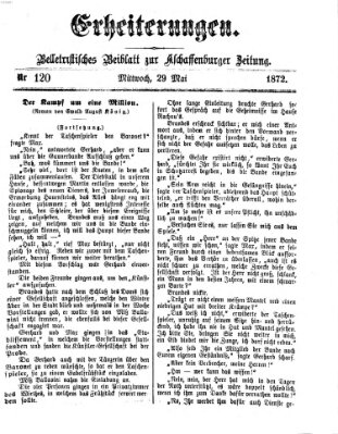 Erheiterungen (Aschaffenburger Zeitung) Mittwoch 29. Mai 1872