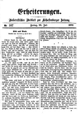 Erheiterungen (Aschaffenburger Zeitung) Freitag 26. Juli 1872