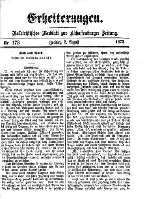 Erheiterungen (Aschaffenburger Zeitung) Freitag 2. August 1872