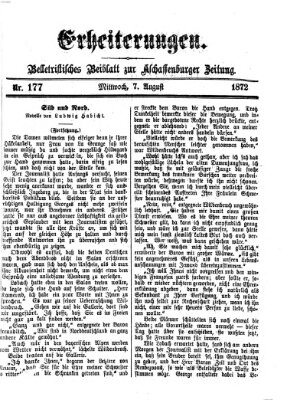 Erheiterungen (Aschaffenburger Zeitung) Mittwoch 7. August 1872