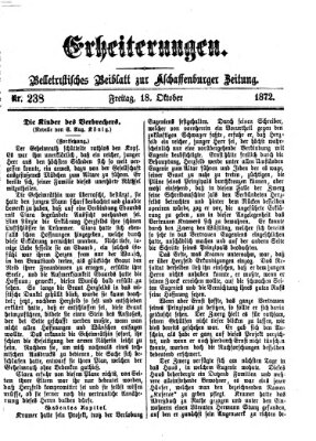 Erheiterungen (Aschaffenburger Zeitung) Freitag 18. Oktober 1872