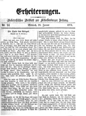 Erheiterungen (Aschaffenburger Zeitung) Mittwoch 29. Januar 1873