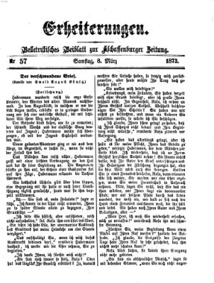 Erheiterungen (Aschaffenburger Zeitung) Samstag 8. März 1873