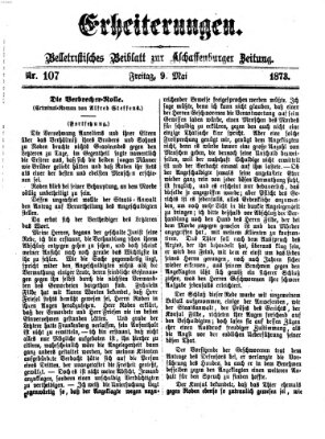 Erheiterungen (Aschaffenburger Zeitung) Freitag 9. Mai 1873