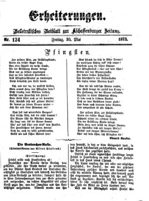 Erheiterungen (Aschaffenburger Zeitung) Freitag 30. Mai 1873