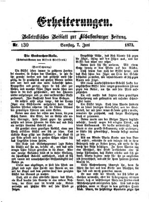 Erheiterungen (Aschaffenburger Zeitung) Samstag 7. Juni 1873