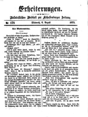 Erheiterungen (Aschaffenburger Zeitung) Mittwoch 6. August 1873