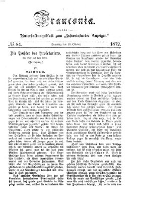 Franconia (Schweinfurter Anzeiger) Samstag 19. Oktober 1872