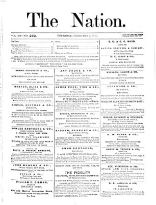 The nation Donnerstag 9. Februar 1871