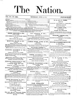 The nation Donnerstag 6. April 1871