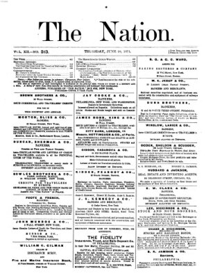 The nation Donnerstag 29. Juni 1871