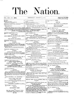 The nation Donnerstag 10. August 1871