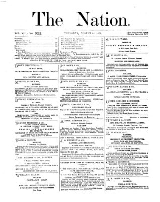 The nation Donnerstag 31. August 1871