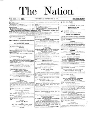 The nation Donnerstag 7. September 1871