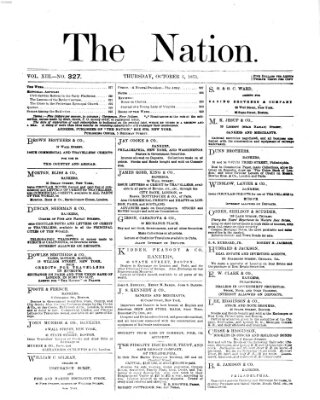 The nation Donnerstag 5. Oktober 1871