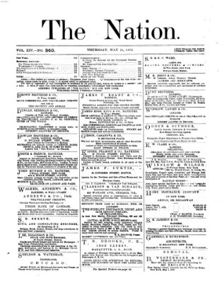 The nation Donnerstag 23. Mai 1872