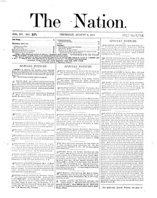 The nation Donnerstag 8. August 1872