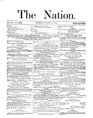 The nation Donnerstag 29. August 1872