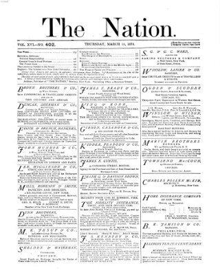 The nation Donnerstag 13. Februar 1873