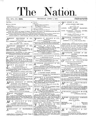 The nation Donnerstag 3. April 1873