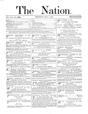 The nation Donnerstag 8. Mai 1873