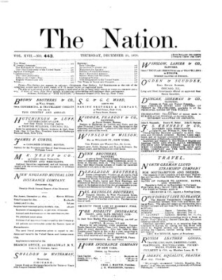 The nation Donnerstag 25. Dezember 1873