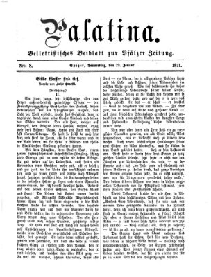 Palatina (Pfälzer Zeitung) Donnerstag 19. Januar 1871