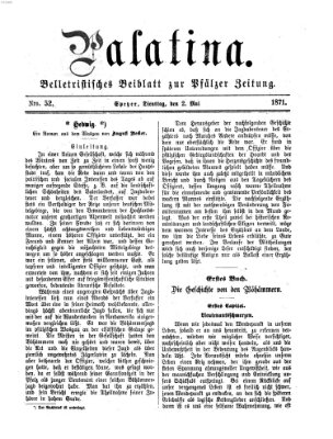 Palatina (Pfälzer Zeitung) Dienstag 2. Mai 1871