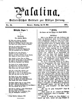 Palatina (Pfälzer Zeitung) Dienstag 30. Mai 1871