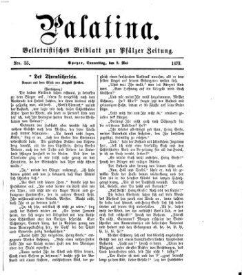 Palatina (Pfälzer Zeitung) Donnerstag 8. Mai 1873