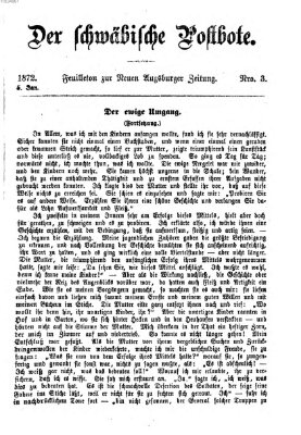 Der schwäbische Postbote (Neue Augsburger Zeitung) Freitag 5. Januar 1872