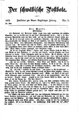 Der schwäbische Postbote (Neue Augsburger Zeitung) Freitag 19. Januar 1872