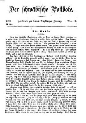 Der schwäbische Postbote (Neue Augsburger Zeitung) Freitag 26. Januar 1872