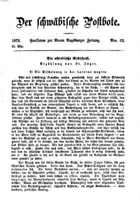 Der schwäbische Postbote (Neue Augsburger Zeitung) Donnerstag 23. Mai 1872