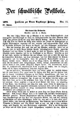 Der schwäbische Postbote (Neue Augsburger Zeitung) Sonntag 26. Januar 1873